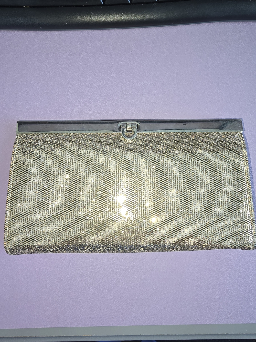 Sparkling Gold Evening Clutch from Target, Like New